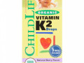 ChildLife, Органический витамин K2 в каплях с натуральным ягодным вкусом, 0,406 жидких унций (12 мл)
