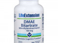 Life Extension, ДМАЭ битартрат, 150 мг, 200 вегетарианских капсул