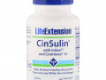 Life Extension, CinSulin с InSea2 и Crominex 3+, 90 растительных капсул