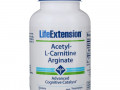 Life Extension, Аргинат ацетил-L-карнитина, 90 вегетарианских капсул
