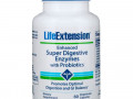 Life Extension, Улучшенные супер пищеварительные ферменты с пробиотиками, 60 вегетарианских капсул
