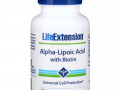 Life Extension, Альфа-липоевая кислота с биотином, 60 капсул