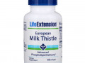 Life Extension, Европейский молочный чертополох, 60 желатиновых капсул