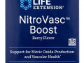 Life Extension, NitroVasc Boost, ягодный вкус, 30 пакетиков