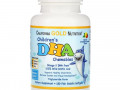 California Gold Nutrition, ДГК для детей в форме жевательных таблеток, 100% дикая арктическая треска, со вкусом клубники и лимона, 180 мягких таблеток из рыбного желатина