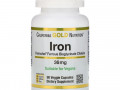 California Gold Nutrition, Ferrochel, железо (биглицинат), 36 мг, 90 растительных капсул