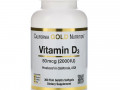 California Gold Nutrition, Витамин D3, 50 мкг (2000 МЕ), 360 мягких капсул из рыбного желатина