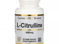 California Gold Nutrition, L-цитруллин, 500 мг, 60 растительных капсул