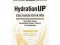 California Gold Nutrition, HydrationUP, смесь для напитка с электролитами, тропические фрукты, 20 пакетов весом 0,17 унции (4,8 г) каждый