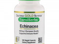 California Gold Nutrition, Эхинацея, EuroHerbs, цельный порошок, 400 мг, 180 растительных капсул