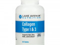 Lake Avenue Nutrition, гидролизованный коллаген типов 1 и 3, 1000 мг, 60 таблеток