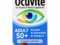 Bausch & Lomb, Ocuvite, для людей старше 50 лет, добавка с витаминами и минералами для здоровья глаз, 90 мягких таблеток