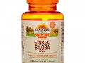 Sundown Naturals, Гинкго билоба, 60 мг, 100 таблеток