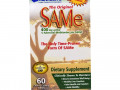 NutraLife, The Original SAMe (S-аденозилметионин), 400 мг, 60 капсуловидных таблеток, покрытых кишечнорастворимой оболочкой