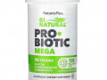 Nature's Plus, GI Natural Probiotic Mega, пробиотики, 120 млрд КОЕ, 30 капсул