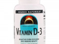 Source Naturals, Витамин D3, 2000 МЕ, 200 мягких таблеток
