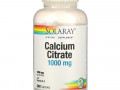 Solaray, цитрат кальция с витамином D3, 1000 мг, 240 капсул