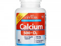 21st Century, Кальций 500 + витамин D3, 90 таблеток