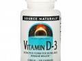Source Naturals, витамин D3, 5000 МЕ, 120 капсул