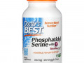 Doctor's Best, фосфатидилсерин с SerinAid, 100 мг, 120 вегетарианских капсул