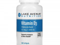 Lake Avenue Nutrition, витамин D3, 25 мкг (1000 МЕ), 360 капсул