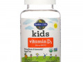 Garden of Life, Kids, витамин D3, апельсиновый вкус, 20 мкг (800 МЕ), 60 вегетарианских жевательных таблеток