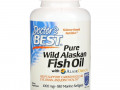 Doctor's Best, Чистый рыбий жир из дикой Аляски с AlaskOmega, 180 морских мягких капсул