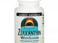Source Naturals, зеаксантин с лютеином, 10 мг, 60 капсул