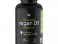 Sports Research, витамин D3 для веганов, 125 мкг (5000 МЕ), 60 вегетарианских мягких таблеток