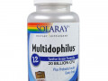 Solaray, Multidophilus 12, 20 миллиардов, 100 растительных капсул в оболочке
