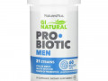 Nature's Plus, GI Natural, пробиотик для мужчин, 60 млрд КОЕ, 30 капсул