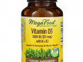 MegaFood, Vitamin D3 with K & K2 , 5,000 IU (125 mcg), 120 Capsules