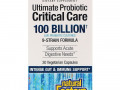 Natural Factors, Ultimate Probiotic Critical Care, пробиотики для лечения критических состояний, 100 миллиардов КОЕ, 30 вегетарианских капсул