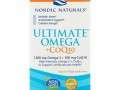 Nordic Naturals, Ultimate Omega + CoQ10, 1280 мг, 60 капсул