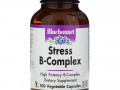 Bluebonnet Nutrition, Stress B-Complex, 100 растительных капсул