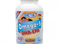 Deva, веганские омега-3 жирные кислоты ДГК и ЭПК, 200 мг, 90 веганских капсул