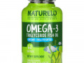 NATURELO, омега-3, рыбий жир в форме триглицеридов, 1100 мг, 60 мягких таблеток
