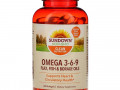 Sundown Naturals, Omega 3-6-9 Flax, Fish & Borage Oils, 200 Softgels