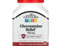 21st Century, Glucosamine Relief, 500 mg, 60 Easy To Swallow Capsules