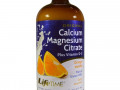 LifeTime Vitamins, цитрат кальция и магния с витамином D3, вкус апельсина и ванили, 473 мл (16 жидк. унций)