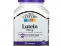 21st Century, лютеин, 20 мг, 60 капсул