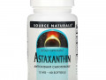 Source Naturals, астаксантин, 12 мг, 60 мягких таблеток