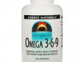 Source Naturals, Omega-3, 6, 9, 120 капсул