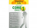 Country Life, Core Daily-1, мультивитамины для мужчин старше 50 лет, 60 таблеток