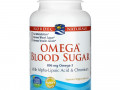 Nordic Naturals, Omega Blood Sugar, пищевая добавка с омега-3 для поддержания уровня глюкозы в крови, 896 мг, 60 капсул