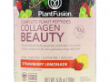 PlantFusion, Комплекс с растительными пептидами, Collagen Beauty, клубничный лимонад, 180 г