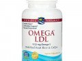 Nordic Naturals, Омега LDL, с красным дрожжевым рисом и коферментом Q10, 1000 мг, 60 мягких капсул