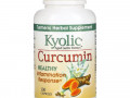 Kyolic, Aged Garlic Extract, нормальная реакция на воспаление, куркумин,100 капсул