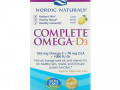 Nordic Naturals, Комплекс Омега-D3, лимон, 1000 мг, 60 мягких таблеток