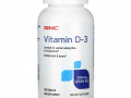 GNC, Vitamin D-3, 50 mcg (2,000 IU), 180 Tablets